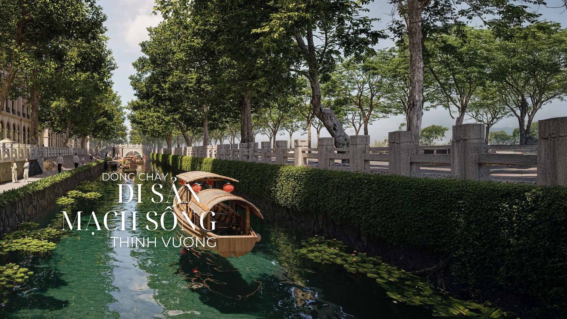 Tiện ích dòng sông di sản Sunshine Legend City